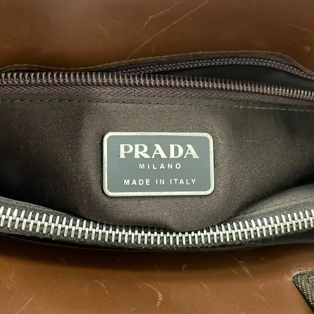 Prada handbag brown